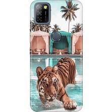 Senada Infinix Smart 5 Kılıf Desenli Baskılı Tpu Rubber Kapak Hangover.