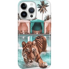 Senada iPhone 15 Pro Max Kılıf Desenli Baskılı Tpu Rubber Kapak Hangover