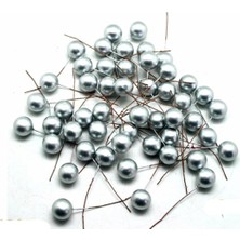 Empressco Yılbaşı Ağacı Süsleri Telli Top Gümüş 12 mm 60 Adet, Şık ve Parlak Dekoratif Aksesuarlar