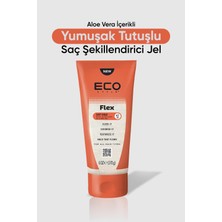 Eco Style Flex Esnek Tutuş, Aloe Vera Içerikli, Alkolsüz, Parlak ve Nem Kontrolü Sağlar, 170 ml