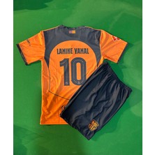 Andream Barcelona Lamin Yamal Yeni Sezon 2025/26 Sezon Çocuk Forması 2'li Set(Turuncu)