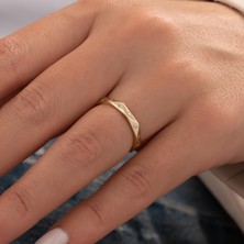 Hakan Mücevherat Trend Taşlı 14 Ayar Altın Yüzük