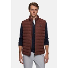 Twn Slim Fit Kiremit Düz Yelek Mont 5ECY705015033