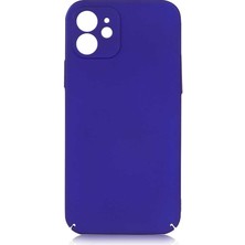 Zore iPhone 12 Uyumlu Vlmt Kapp Kapak-Saks Mavi