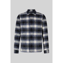 Strellson Noel Overshirt – Dark Blue/ecru