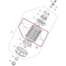 Jawa CLASSIC300CL Debriyaj Balatası Seti