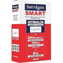 Sorvagen Sorvagen Sitikolin Dha 3 ve B12, 30 Tablet