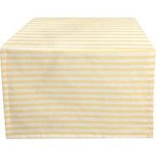 Porland Funky Sarı Çizgili Runner 50X150CM