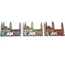 Eco Port Istanbul Temalı Metal Magnet ALK3341