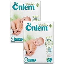 Önlem Botanika Bebek Bezi Ikili 60 Adet