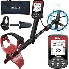 Nokta Findx Metal Dedektörü Su Geçirmez, Altın Arama, Pinpoint Modu, USB Şarj Edilebilir Pil, Kulak