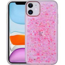 Zore iPhone 11 Kılıf Figürlü Desenli Işıltılı Sert Vlmt Sos Kapak-No6