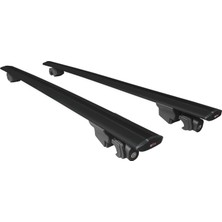 Acpar Bmw X5 (E53) 2000-2006 Arası ile Uyumlu Hook Model Ara Atkı Tavan Barı Siyah 2 Adet