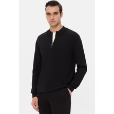 Twn Slim Fit Siyah Kazak 5EC061621232M