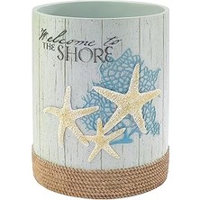 Avanti Linens - Çöp Sepeti, Dekoratif Çöp Kovası, Kıyıdan Esinlenen Banyo Dekoru (Beachcomber Kolek