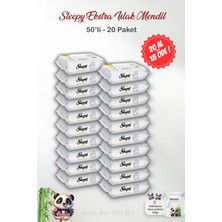 Sleepy 20 Al 18 Öde Extra Islak Bebek Havlusu 90'lı ve Rosıe