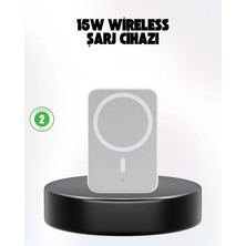 Butik iPhone Serileri ile Uyumlu Magsafe Manyetik Araç Telefon Tutucu ve Şarj Cihazı