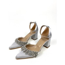 Gloriys Ayakkabı & Çanta Kalın Topuklu6 cm Topuklu Geli-Nişan Ayakkabısı