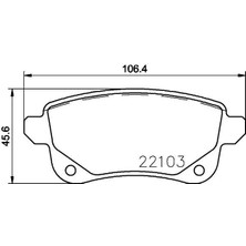 Brembo P68064 Arka Balata Renault Megane Iv 15> Espace V 15> Megane Iv Grandtour 16> Talısman 15> 440608235R-440603800R