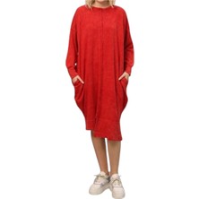 Phuti Örme Asimetrik Tunik Elbise