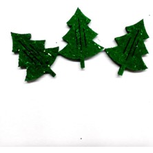 Empressco Yeşil Çam Ağacı Keçe Yılbaşı Süsü, 20 Adet, Renkli Dekorasyon Malzemesi