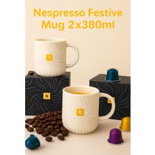 Nespresso Festive Mug 2X380ML Porselen Kupa