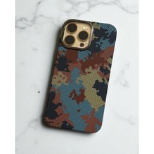 Kılıf House Iphone Uyumlu Lens Hediyeli İnce Karbonfiber Magsafe Destekli Kılıf