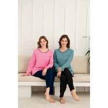 Nightlove Kadın Uzun Kollu Pijama Takımı