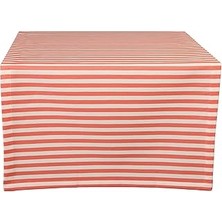 Porland Funky Mercan Çizgili Runner 50X150CM