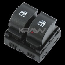 Universal Cam Kaldırma Anahtarı Fıat Lınea Sol Çiftli - Çerçevesiz