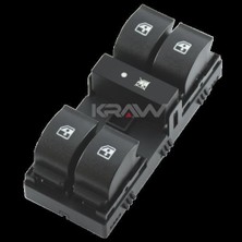 Universal Cam Kaldırma Anahtarı Fıat Doblo Iıı Sol Dörtlü - Çerçevesiz - 12 Pın Combo