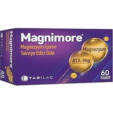 Magnimore Magnezyum İçeren Takviye Edici Gıda 60 Tablet Özellikleri ile Güçlü Destek