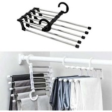 Hareketli Dolap Içi Pantolon Kravat Şal Askı Düzenleyici Katmanlı Askılık Organize