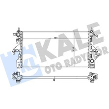 Kale 355665 Radyatör Cıtroen Jumper-Peugeot Boxer mt Al/mknk 24 mm 1613996180