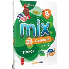 Hiper Zeka Yayınları 8. Sınıf Mix Türkçe 21 Deneme