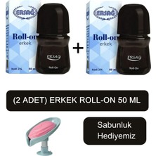 Ersağ Erkek  (2ADET) Roll - On 50 ml - Sabunluk Hediyemiz 214-90