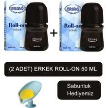Ersağ Erkek  (2ADET) Roll On 50 ml - Sabunluk Hediyemiz 214- 08