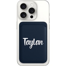 Senada iPhone 11 12 13 14 15 16 17 Pro Max Air Kılıf Magsafe Kartlık Kişiye Özel Isim Yazılı Lacivert - Your Dream