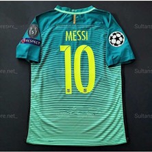 Special Arena Barcelona 2017/18 Sezonu Lionel Messi Deplasman Forması (Blue)