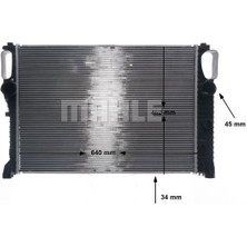 Mahle Motor Su Radyatoru Mercedes C219 W211 S211