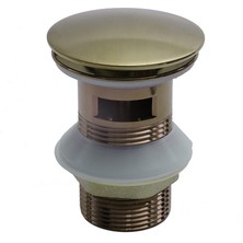 Fontana DR-02M Mat Gold Sifon Üst Takımı (Tahliye Delikli)