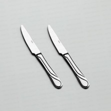 Nehir Safir Pasta Bıçak - 6 Lı Paslanmaz Çelik Pasta Tatlı Bıçağı 18/10