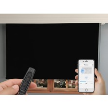 Rovline Zaman Ayarlı, Sesle ve Telefonla Kontrol Edilebilen Motorlu Kumandalı Stor Perde