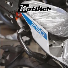 Motiker Cfmoto 250NK 2018 / 2025 Arka Kuyruk Stıcker Model 3 Mavi Renk