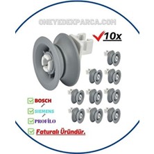 Bosch Bulaşık Makinesi Üst Sepet Tekeri Tekerleği Takımı