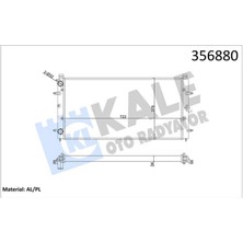 Kale Xmpdby Su Radyatörü Vw Transporter Iv 1.8 1.9d-Td 2.4 2.5tdi 92-03 mt Ac Nac Mekanik 722X378X32 701121253K-701121253M