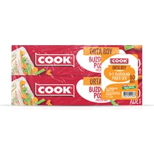 3 Adet  Cook Buzdolabı Poşeti 4 Al 3 Öde Orta 80 Adet