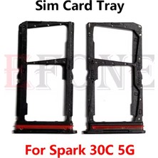 Tecno Spark 30C  Sim Kart Yuvası Tepsi Tutucu Sim Kart Okuyucu Soketi Senalstore