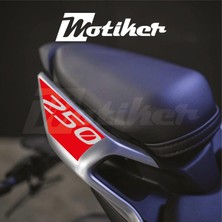 Motiker Cfmoto 250SR Arka Kuyruk Stıcker Model 1 Kırmızı Renk