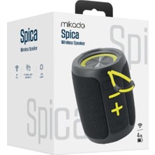 Nusrat Bilişim Mikado MD-60BT Spica Siyah 13W 1800MAH Bt-Tf-Usb-Eco LED Işıklı Speaker